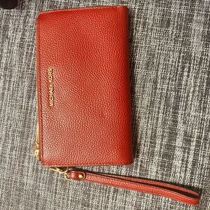 Brick red MK wallet